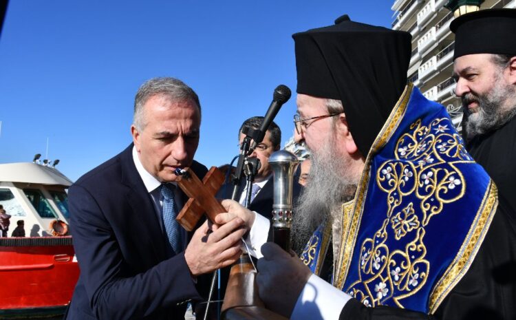  Δήλωση του Υφυπουργού Εσωτερικών (Μακεδονίας – Θράκης) κ. Σταύρου Καλαφάτη κατά τον εορτασμό των Θεοφανείων στη Θεσσαλονίκη