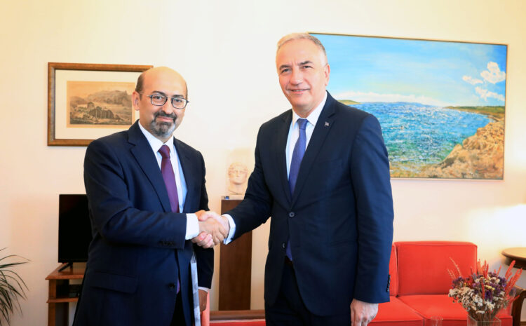  Συνάντηση του Γενικού Γραμματέα της Κ.Ο. της Νέας Δημοκρατίας κ. Σταύρου Καλαφάτη με τον Πρέσβη της Δημοκρατίας της Αρμενίας κ. Tigran Mkrtchyan