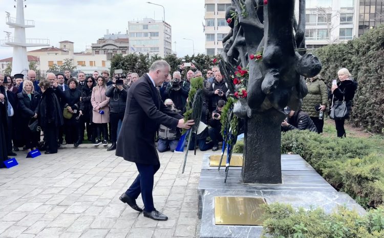  Στ. Καλαφάτης: “Χρέος να διατηρήσουμε τη μνήμη της θυσίας των Εβραίων αδελφών μας με την ολοκλήρωση του Μουσείου Ολοκαυτώματος”