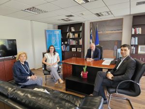 Συνάντηση του Υφυπουργού Ανάπτυξης Στ. Καλαφάτη με εκπροσώπους του Πανεπιστημίου PURDUE των Η.Π.Α. με επίκεντρο την Έρευνα και Καινοτομία