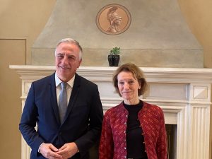 Στ. Καλαφάτης στη συνάντηση με την Πρόεδρο του ERC Maria Leptin: «Η Ελλάδα αλλάζει πίστα στην Έρευνα και την Καινοτομία»