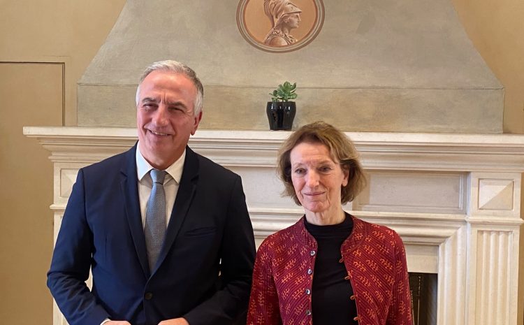  Στ. Καλαφάτης στη συνάντηση με την Πρόεδρο του ERC Maria Leptin: «Η Ελλάδα αλλάζει πίστα στην Έρευνα και την Καινοτομία»